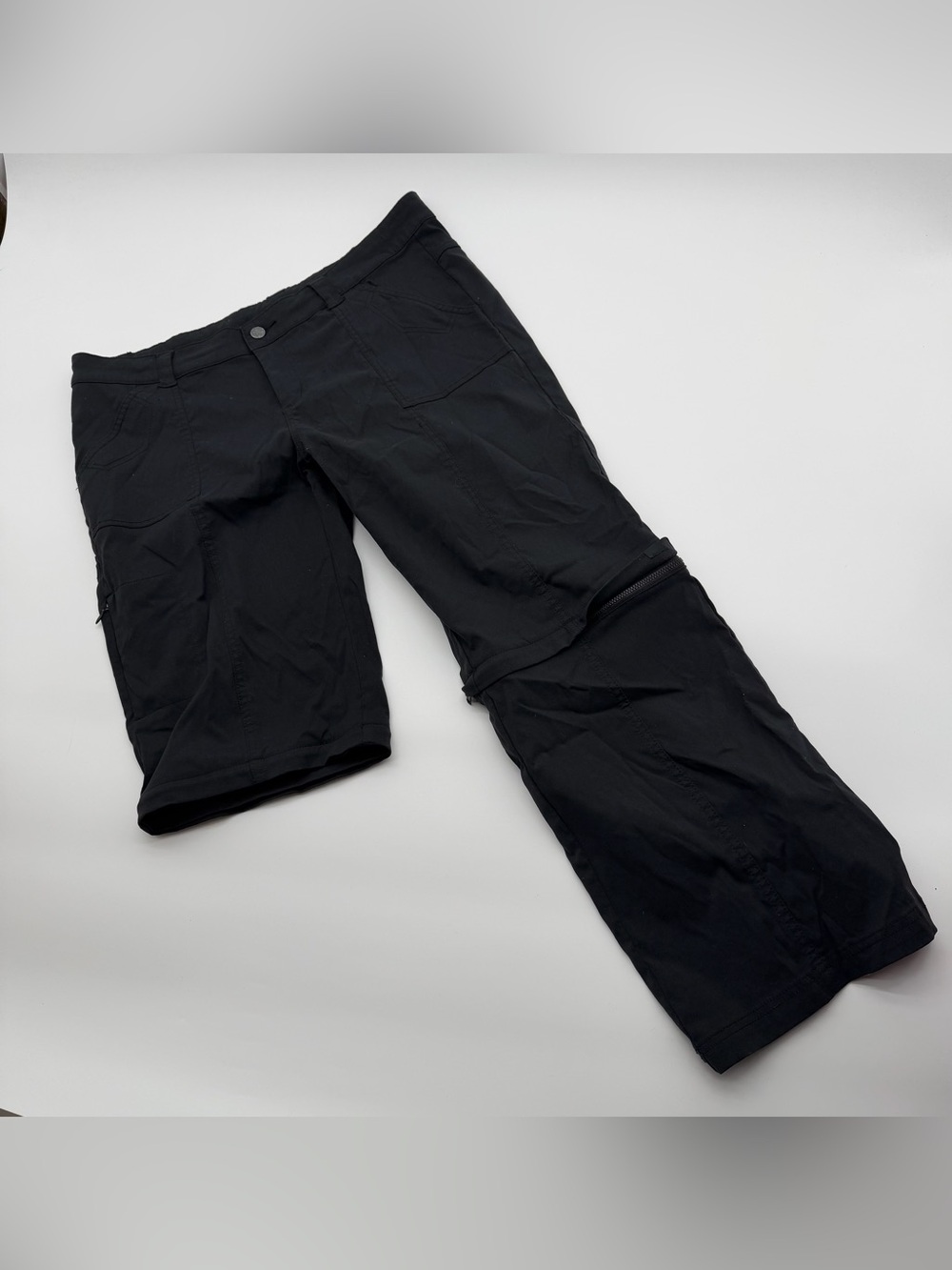 Prana Women's Black Convertible Cargo Pants
